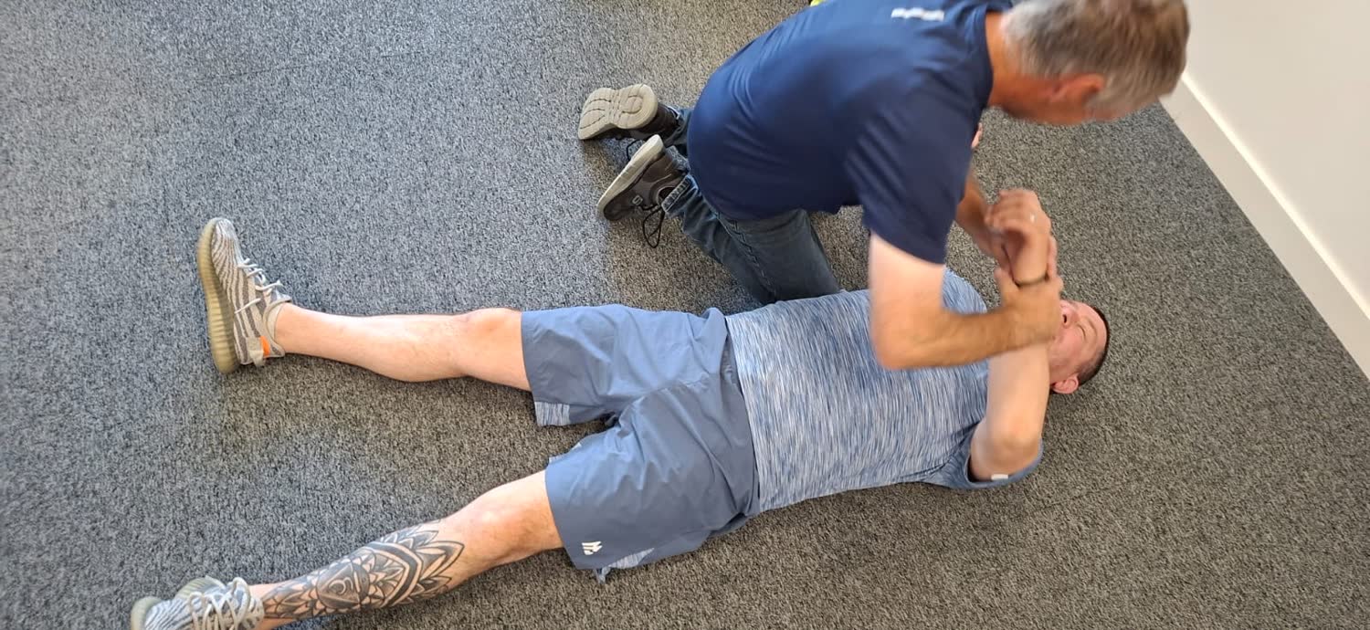 Practical training in progress at a workplace